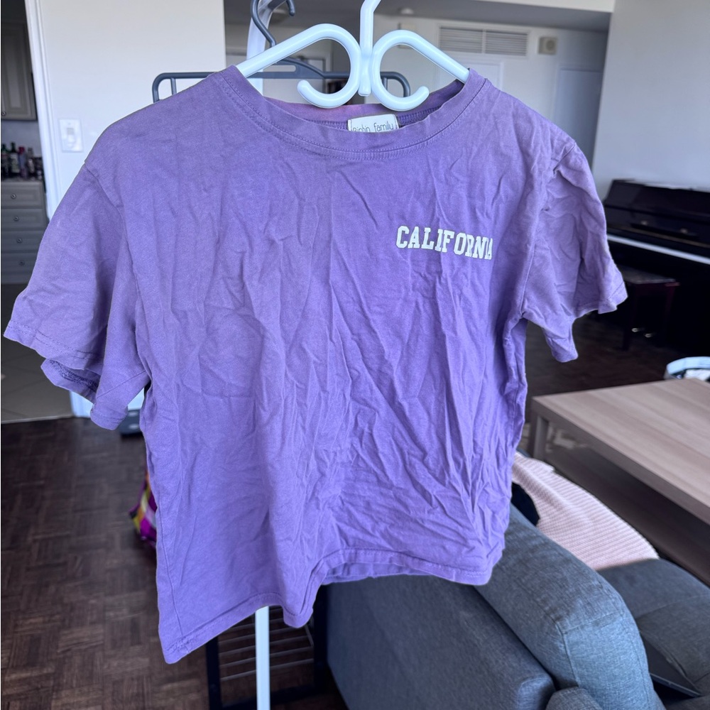 Purple UCLA T-Shirt with California Print
